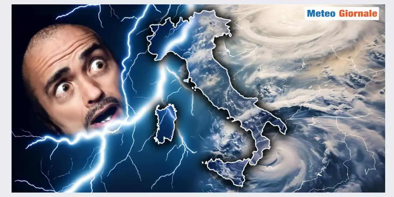 Ancora circolazione atmosferica in subbuglio sull'Italia