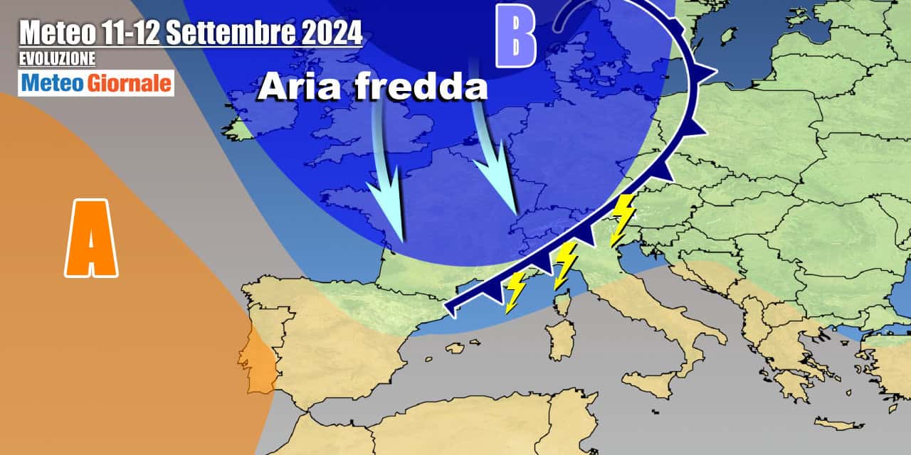 Meteo Italia: Settembre cambia volto, ulteriore crollo termico in settimana