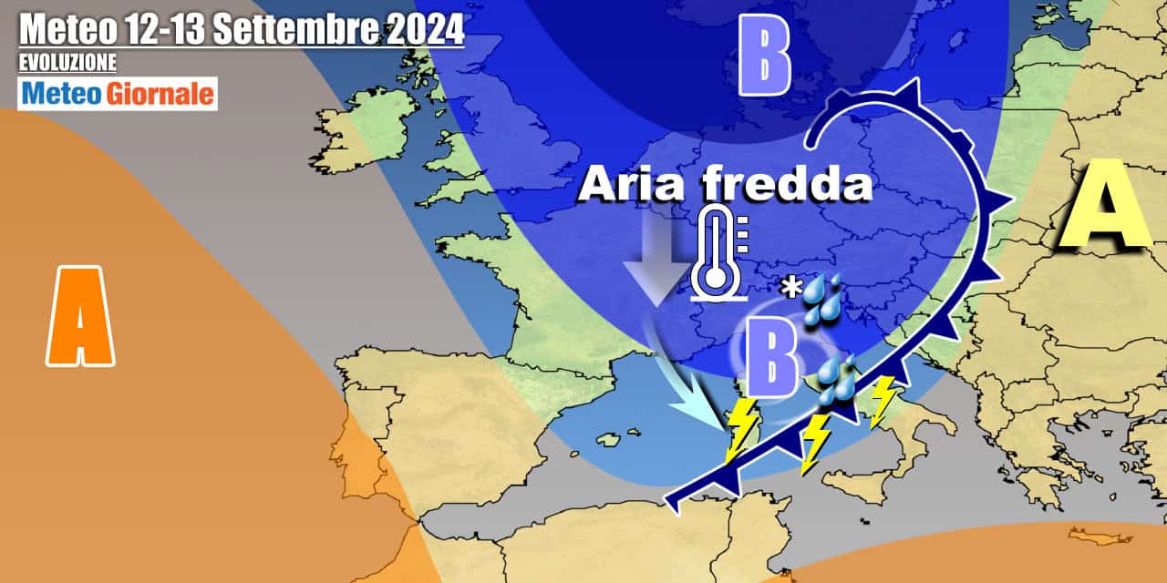 Meteo Italia: arriva nuovo maltempo con aria ancora più fredda