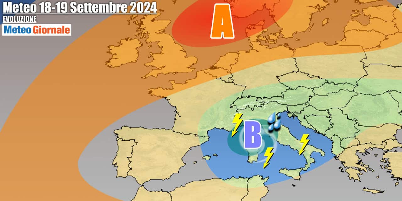 Meteo Italia: maltempo tornerà a colpire più pesantemente