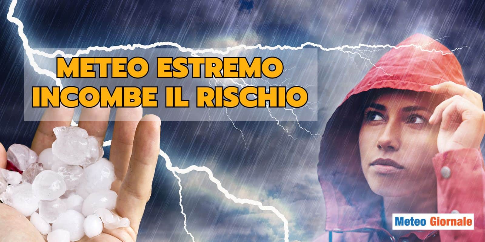Meteo: attenzione a giovedì, l'irruzione polare porterà violenti temporali e grandinate