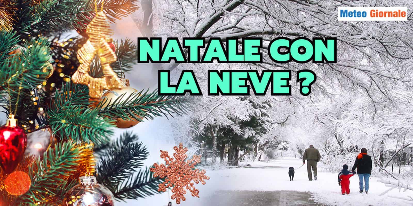 Meteo Dicembre: neve o no? Le anticipazioni per Natale