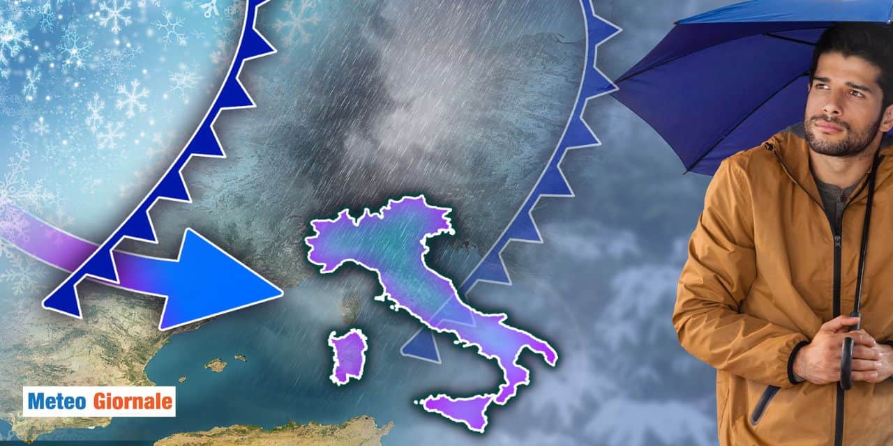 Meteo: nucleo freddo tra domenica 8 e lunedì 9, capovolgimento totale!