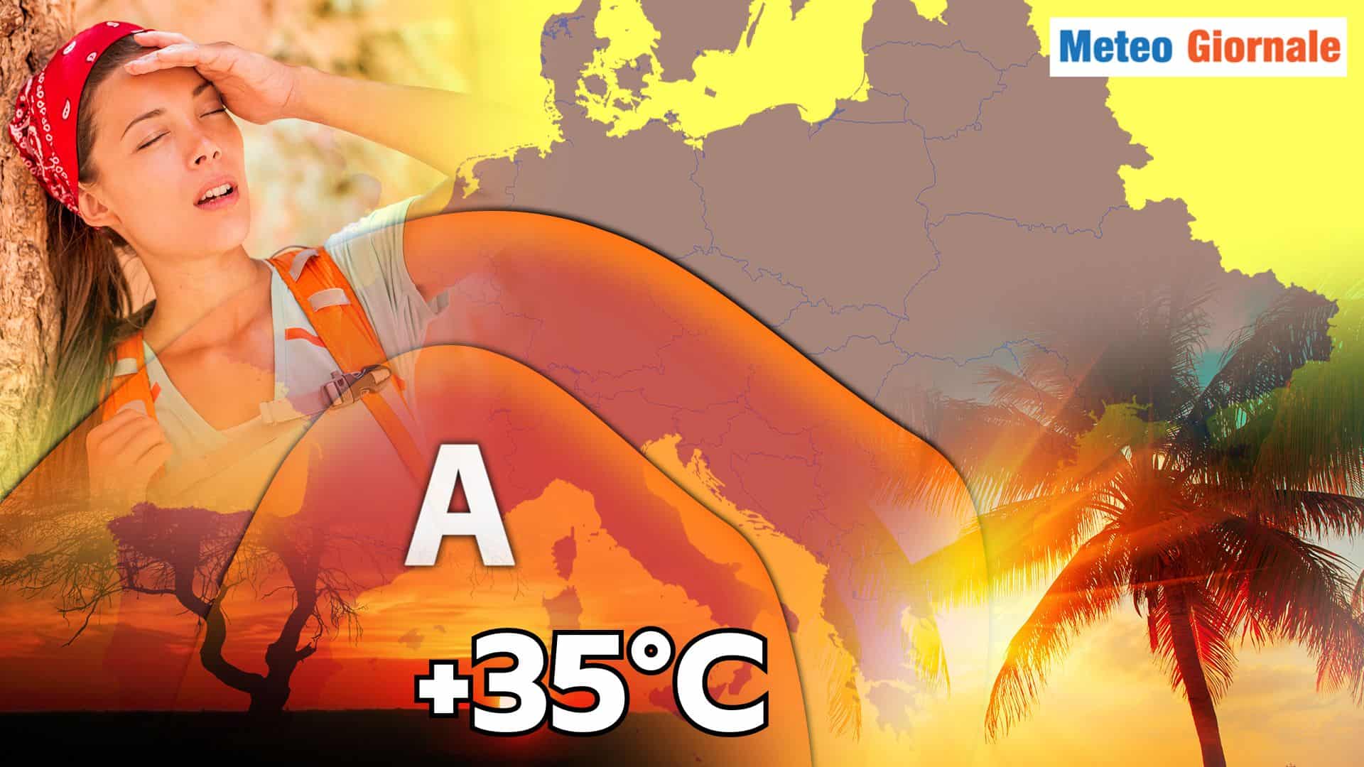 Meteo dal CALDO assurdo al via, punte di 35 gradi entro pochi giorni in Italia
