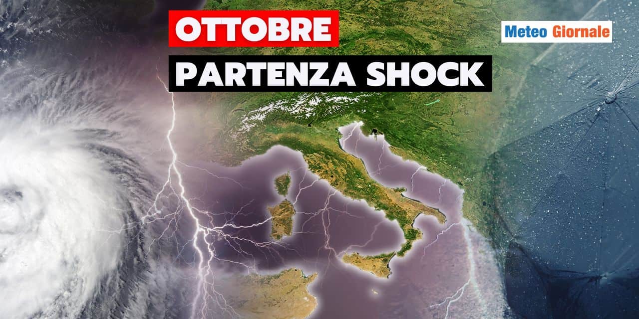 Meteo: Mercoledì 2 e Giovedì 3 Ottobre col ciclone da nord a sud?
