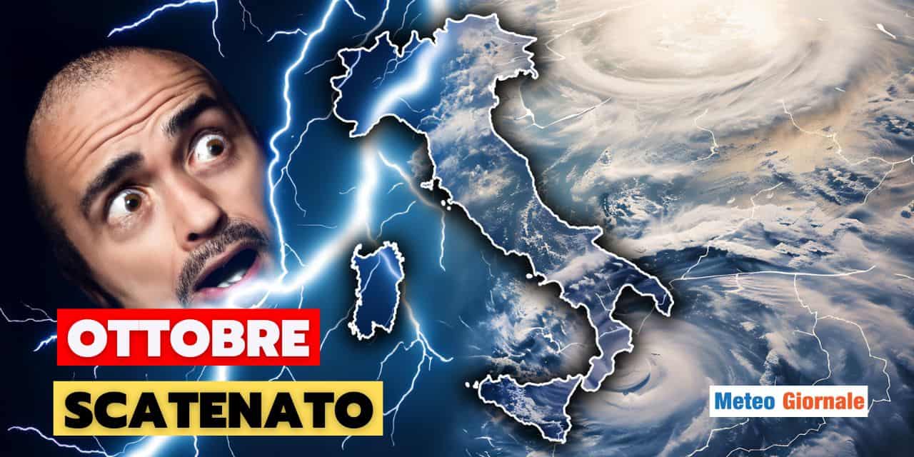 Meteo: Ottobre si scatena come peggio non poteva, quanta pioggia!