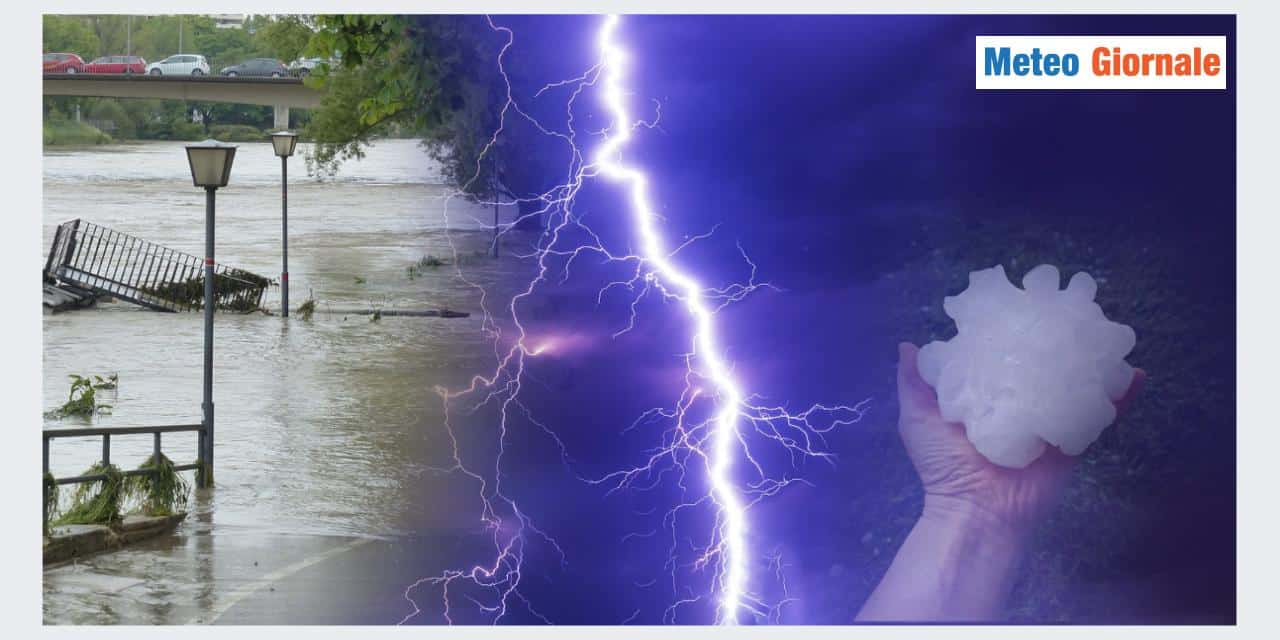 Meteo cambia, attenzione a temporali e grandine