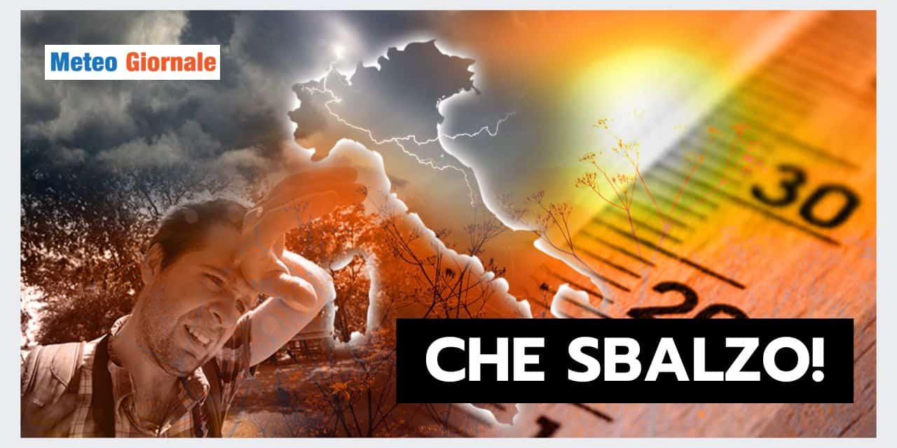 SBALZO METEO, dal freddo settembrino all'Ottobrata