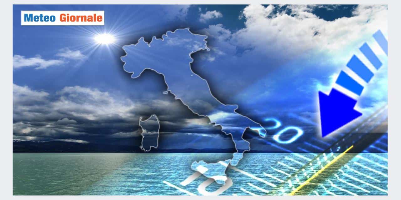 Meteo WEEKEND ancora qualche PIOGGIA, temperature basse