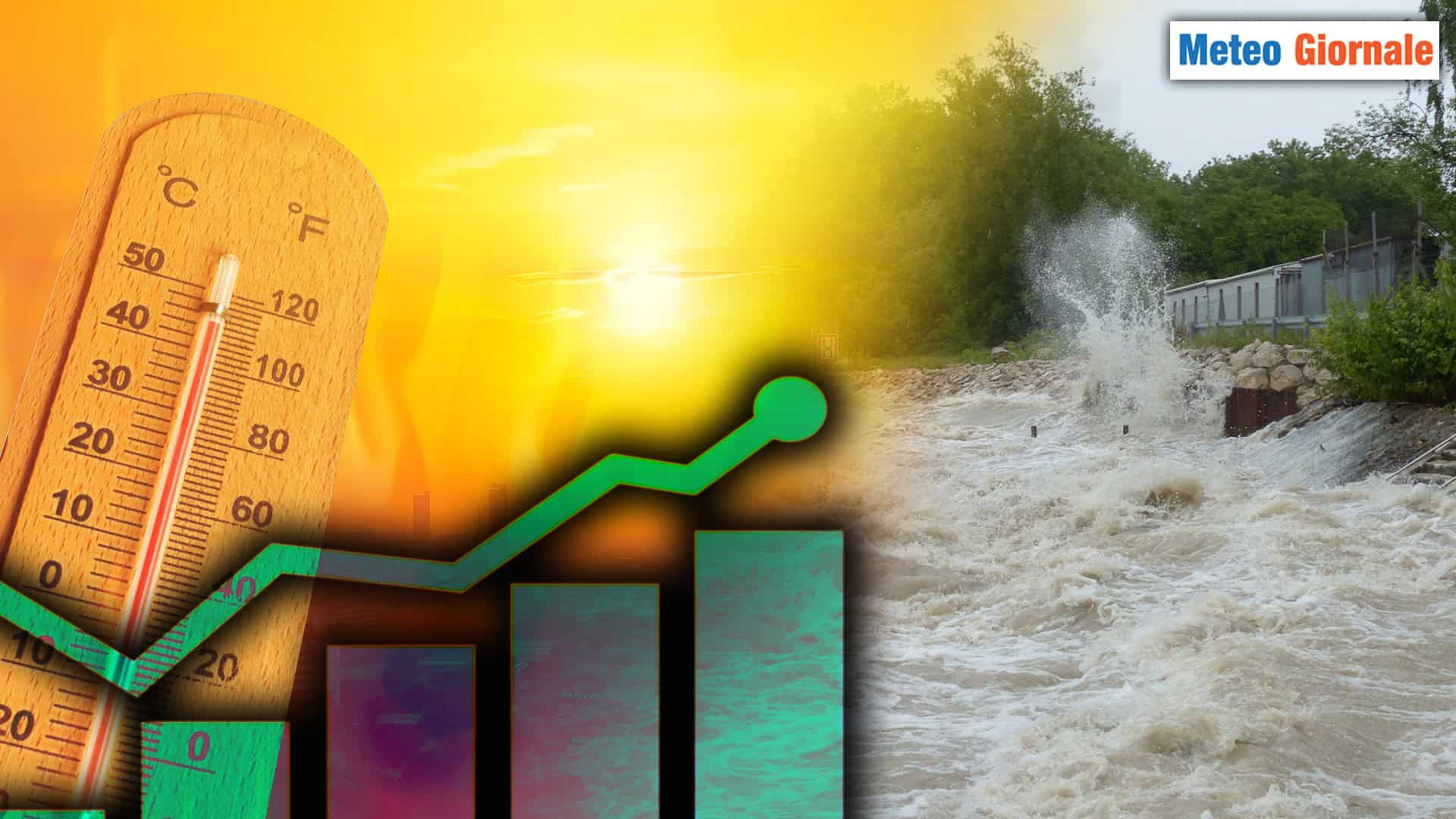 Meteo a 15 giorni: sbalzi di temperature e rischio fenomeni estremi