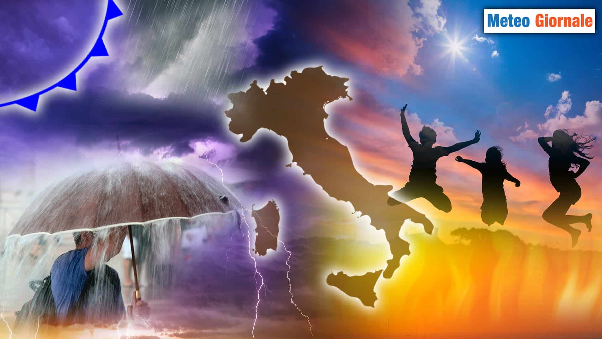 METEO della settimana: Alta Pressione, poi violenta Perturbazione in arrivo