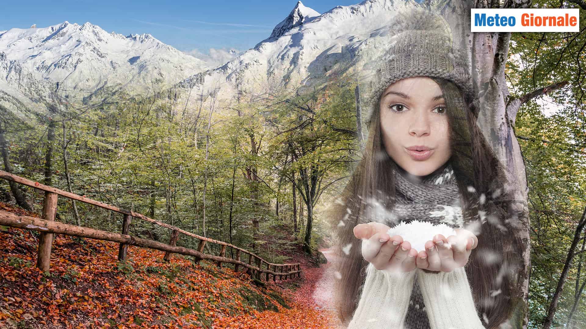 METEO: l'Autunno avanza, le nevicate iniziano a farsi strada