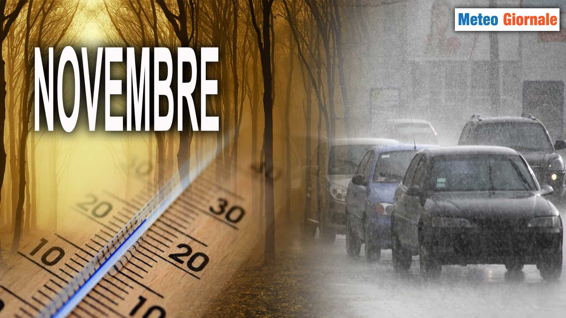 METEO Novembre 2024: tra il rischio di piogge torrenziali e temperature miti