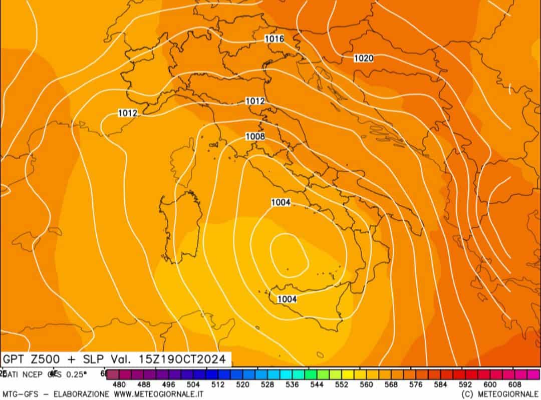Meteo weekend, Ciclone mediterraneo verso Sud: Calabria e Sicilia a rischio idrogeologico 5 20241015 091456