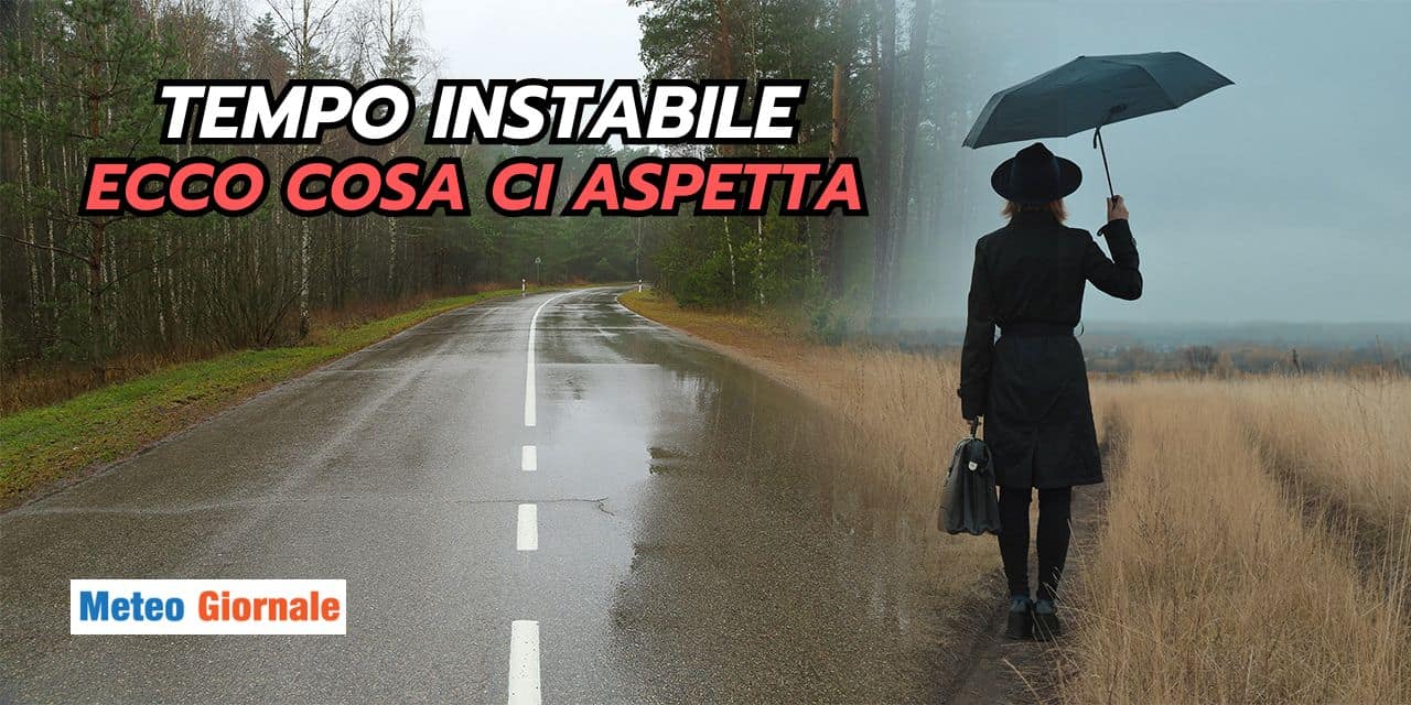 Meteo prossimi giorni: vagonate d'acqua, ma solo per alcune regioni