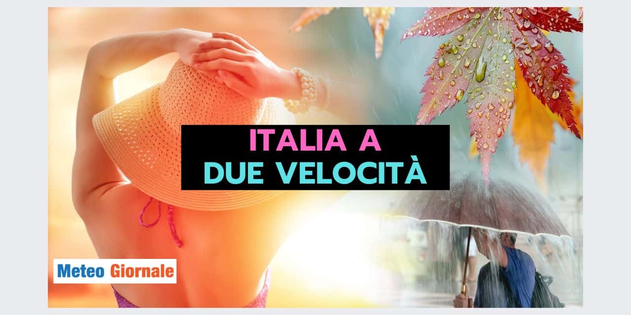 Meteo a due facce: Ottobrata forte ma breve versus piogge infinite