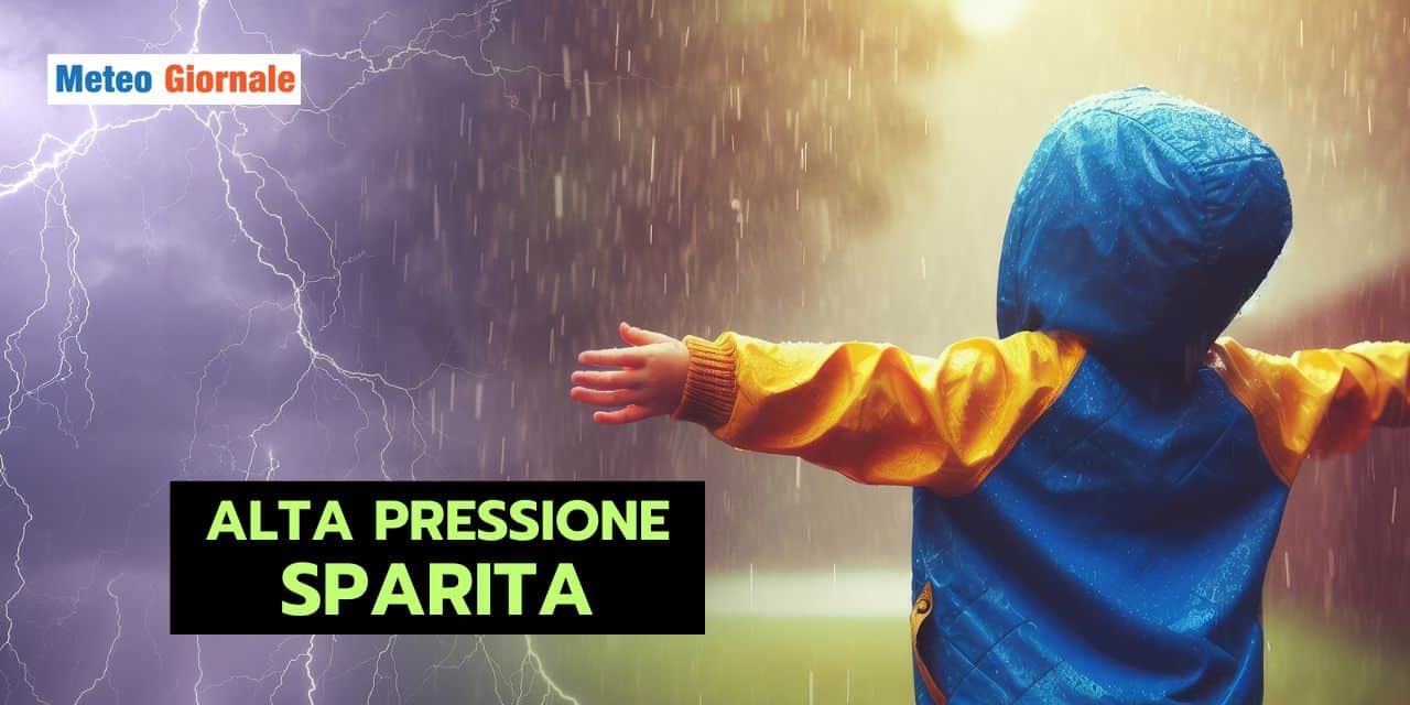 Meteo: Alta Pressione SPARITA al Nord, che sta succedendo?