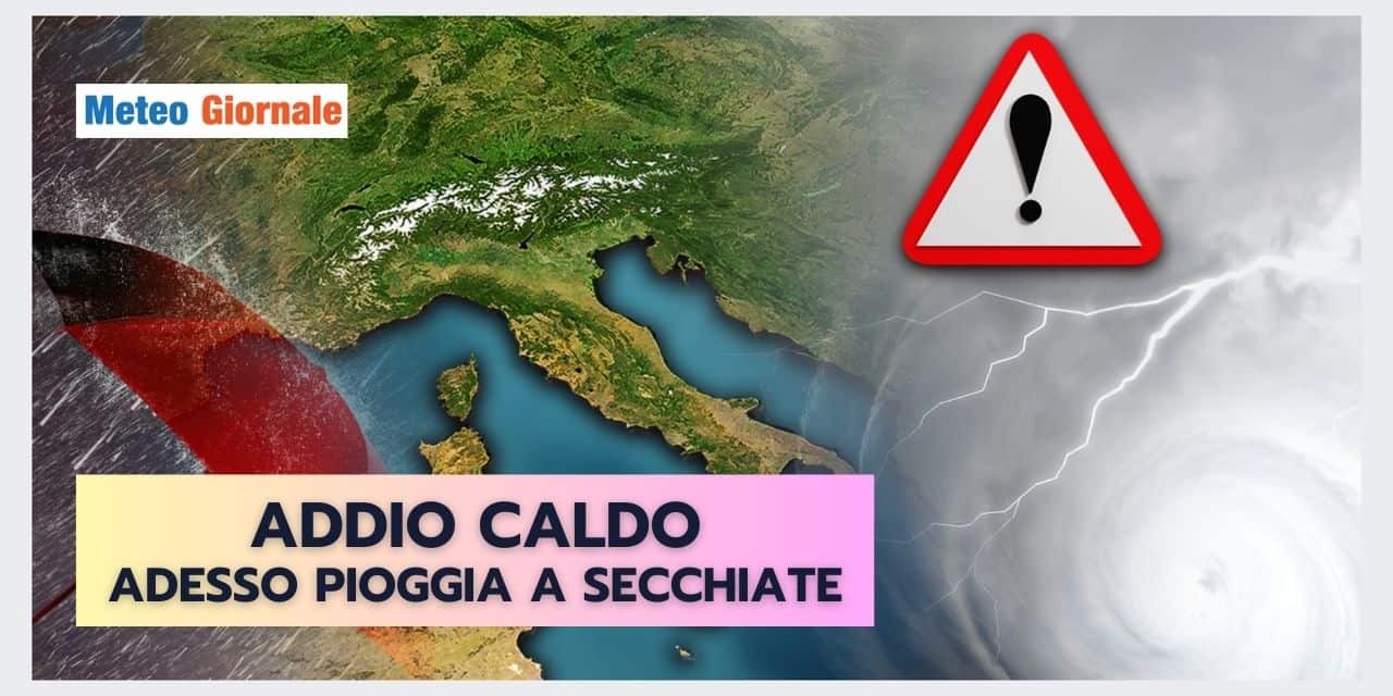 Addio meteo caldo, ora arriva un ciclone di quelli notevoli