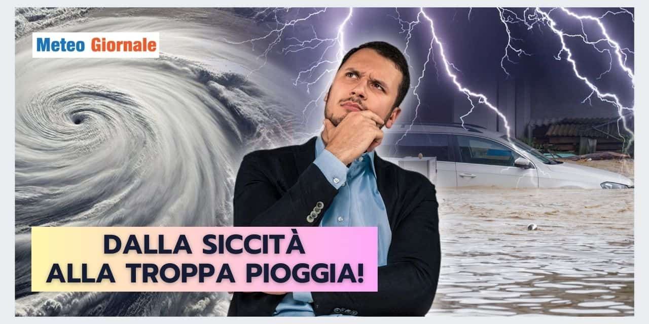 Meteo: Sud Italia inondato d’acqua, fino a 400 mm in pochi giorni!