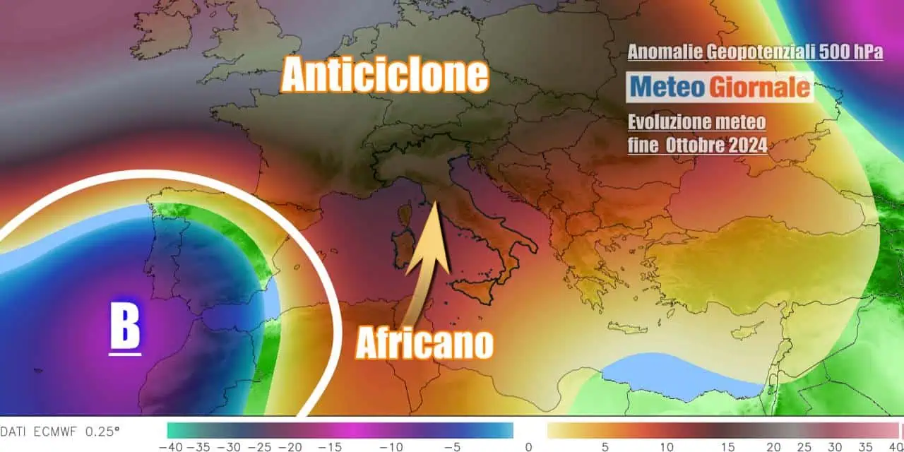 Ritorna l'Anticiclone un po' a sorpresa