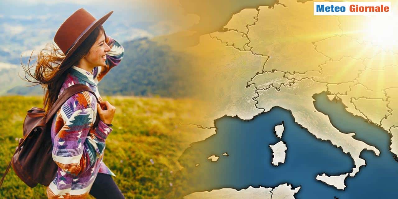 Anomalo Anticiclone sull'Europa