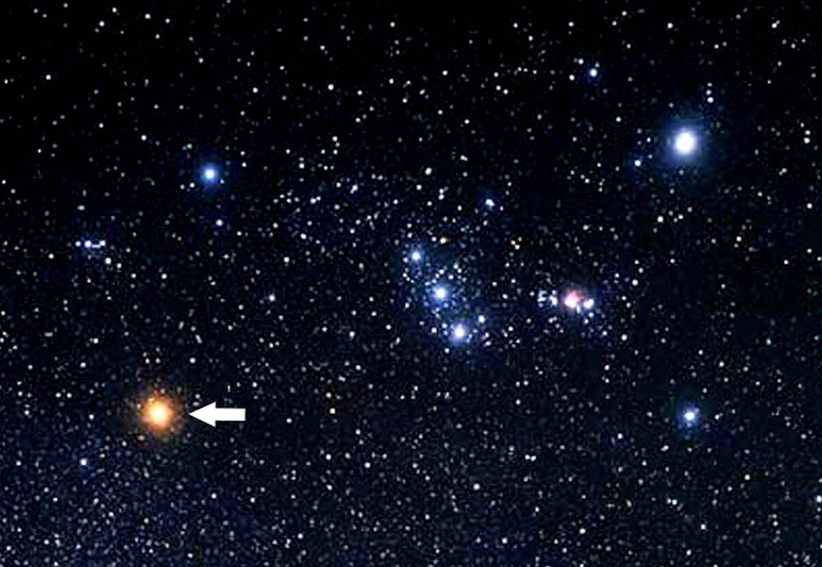 La supergigante rossa Betelgeuse potrebbe avere un compagno chiamato Betelbuddy