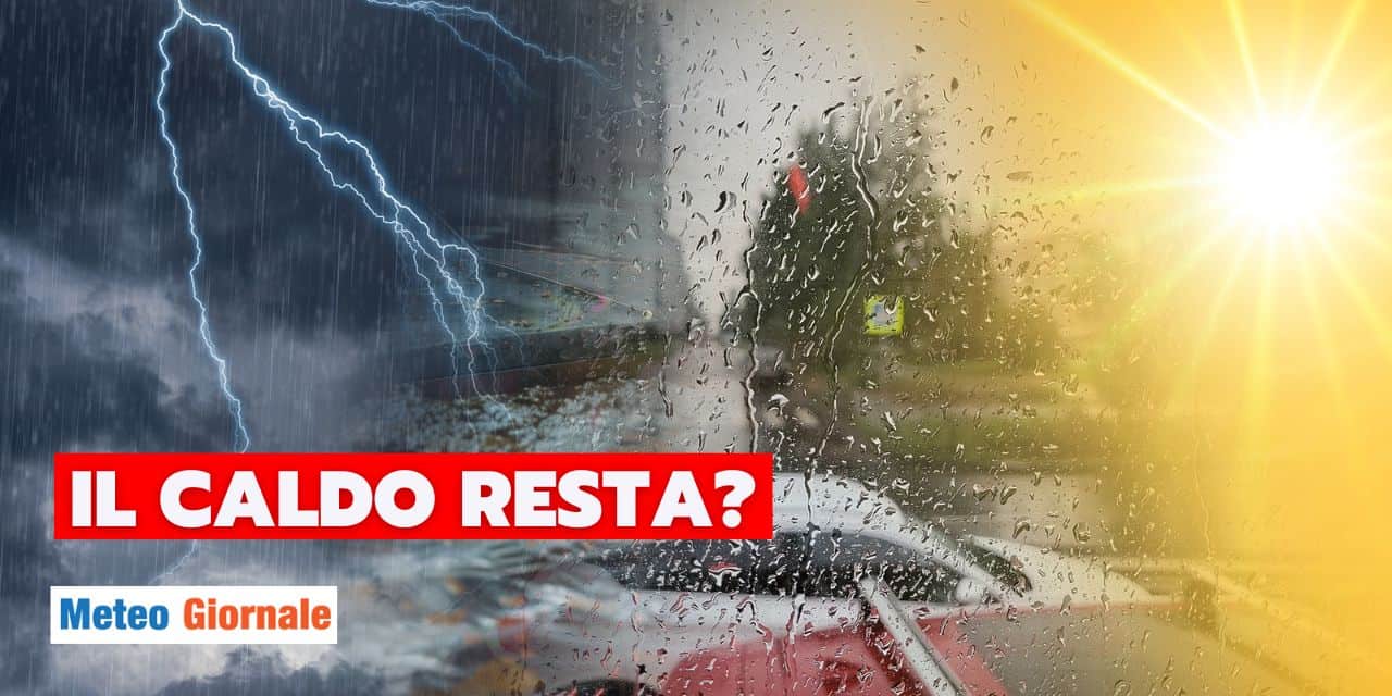Meteo: tanta pioggia nei prossimi giorni, ma il caldo resta in agguato