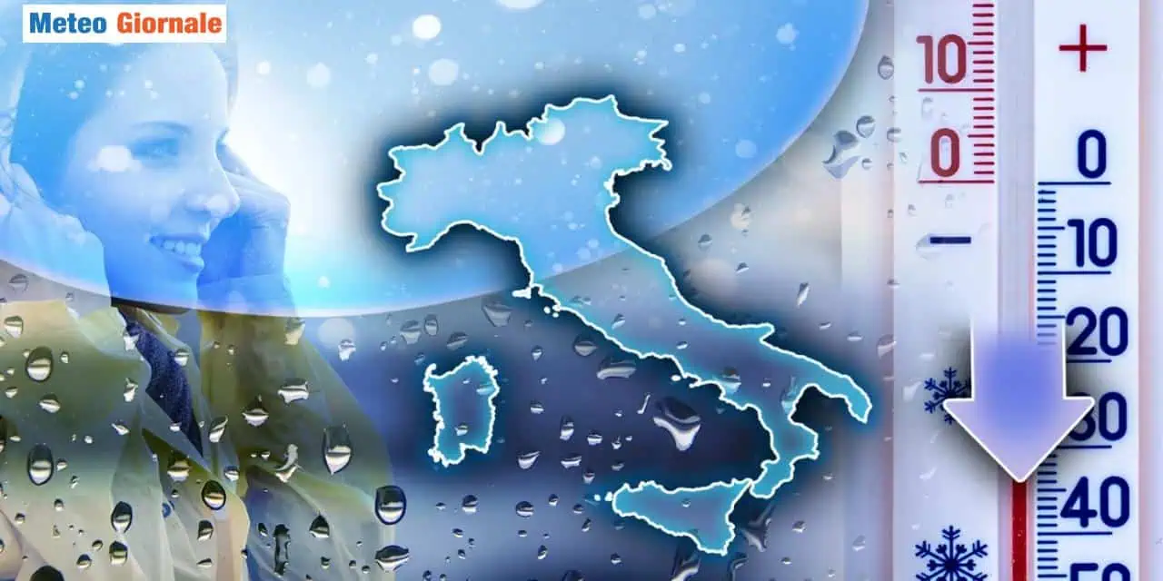 Temperature in netto calo a fine Ottobre