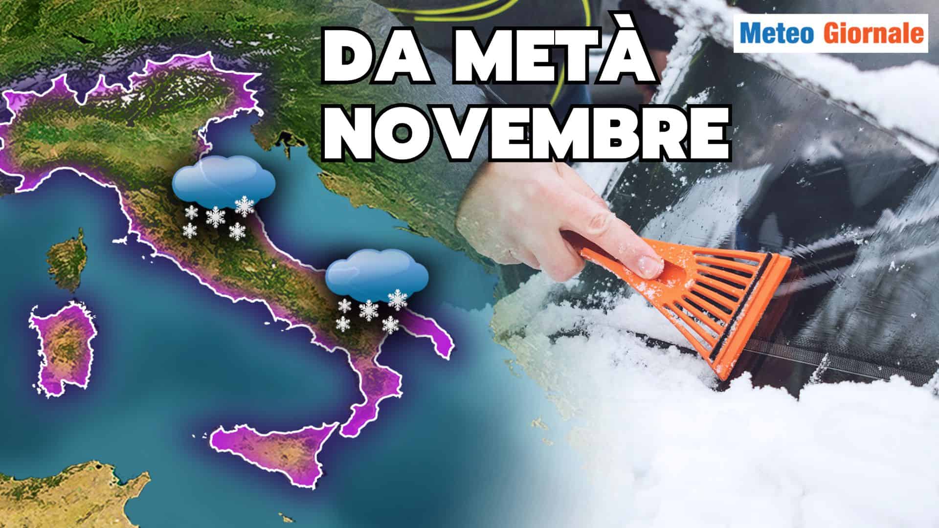 Ottobre si chiude in Estate: METEO caldo, la svolta verso il Freddo a metà Novembre