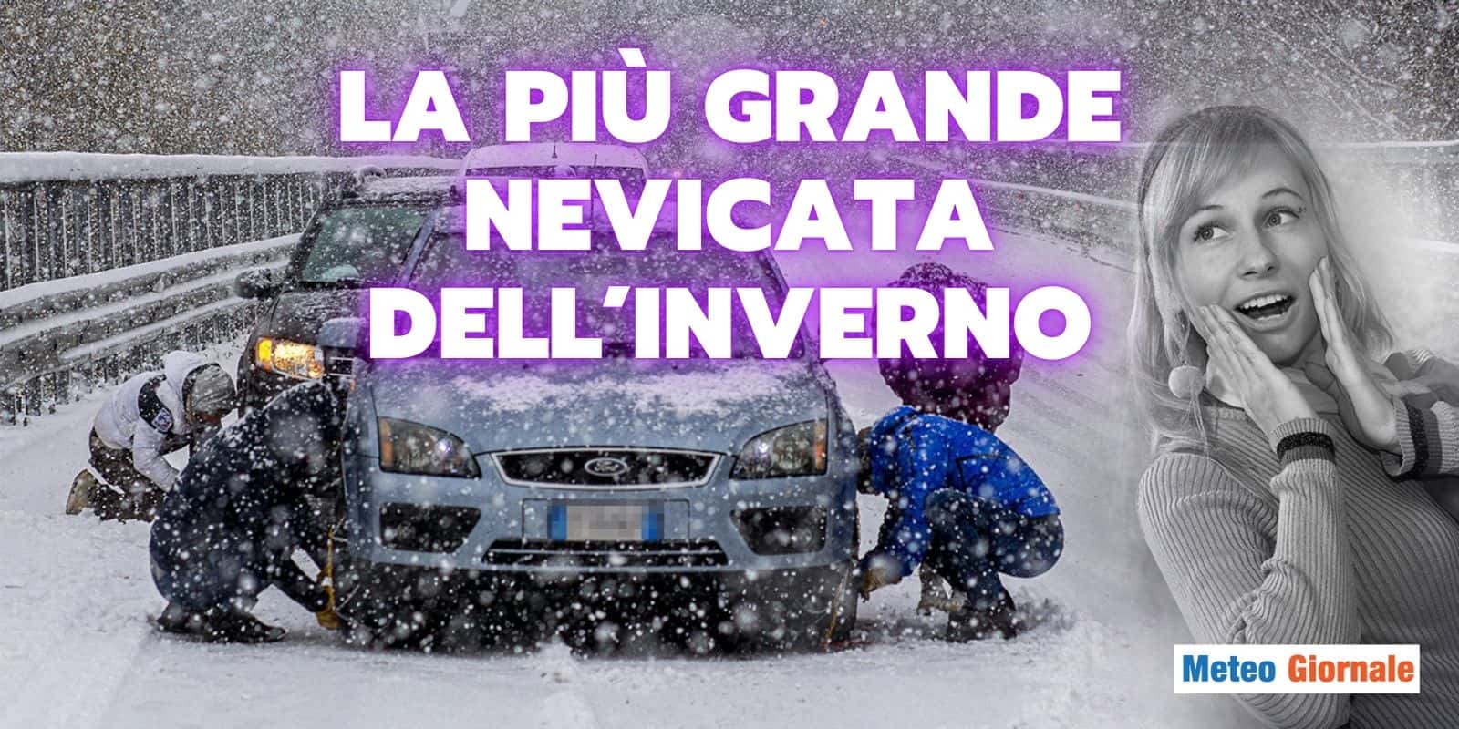 Meteo, l’ipotesi di una grande nevicata: lo scenario possibile, potrebbe davvero accadere
