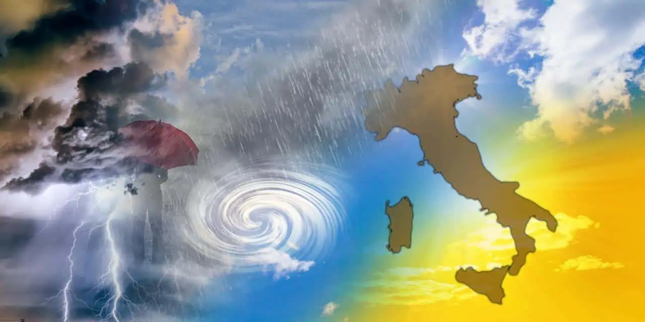 Fine Ottobre con il maltempo, ma le temperature resteranno miti