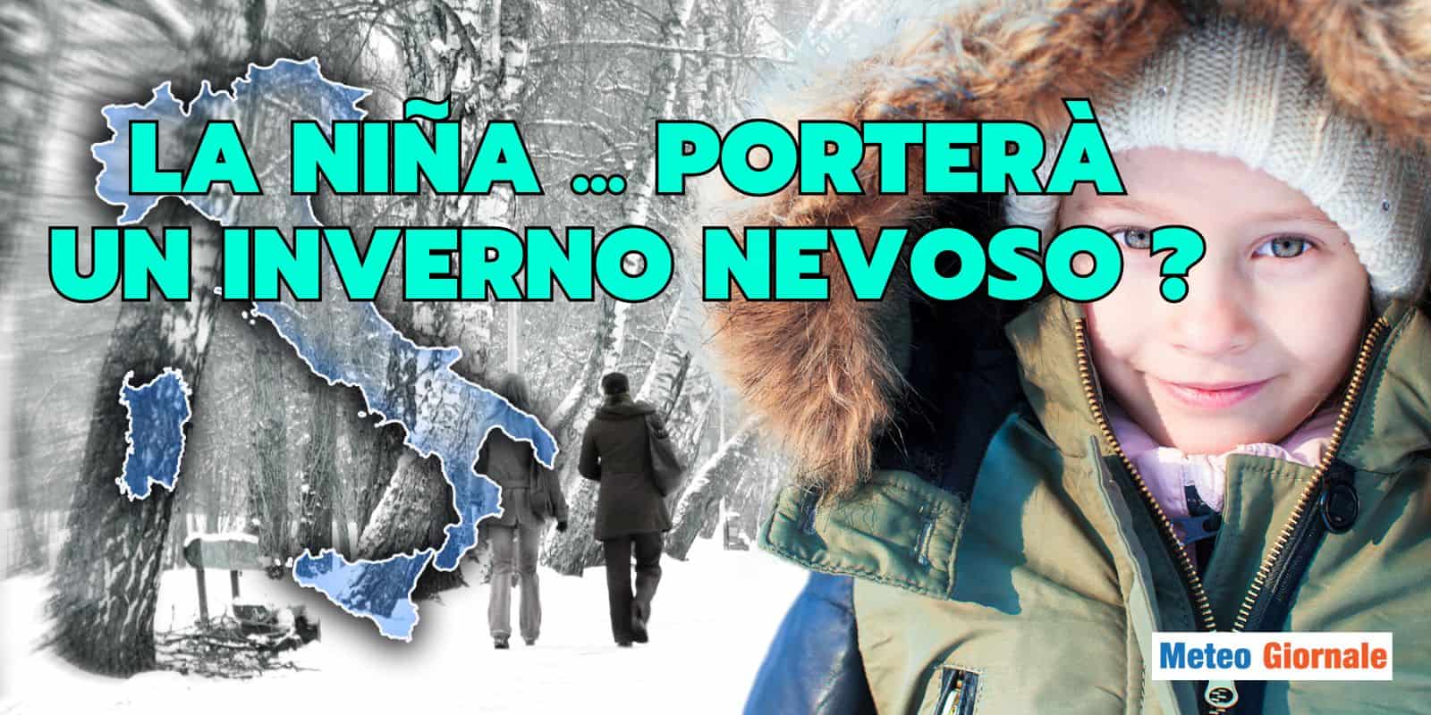 Arriva la Niña: si può sperare in un Inverno nevoso? Ecco cosa potrebbe accadere