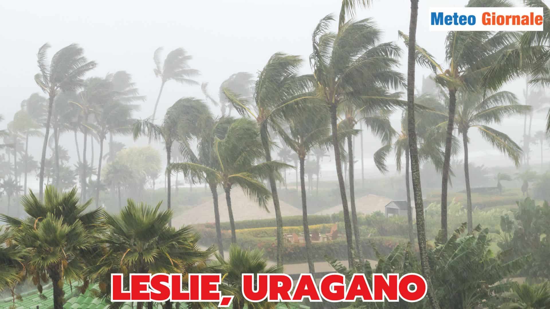 Uragano Leslie minaccia l'Europa, è allerta meteo rossa per Portogallo e Azzorre. Ed in Italia?