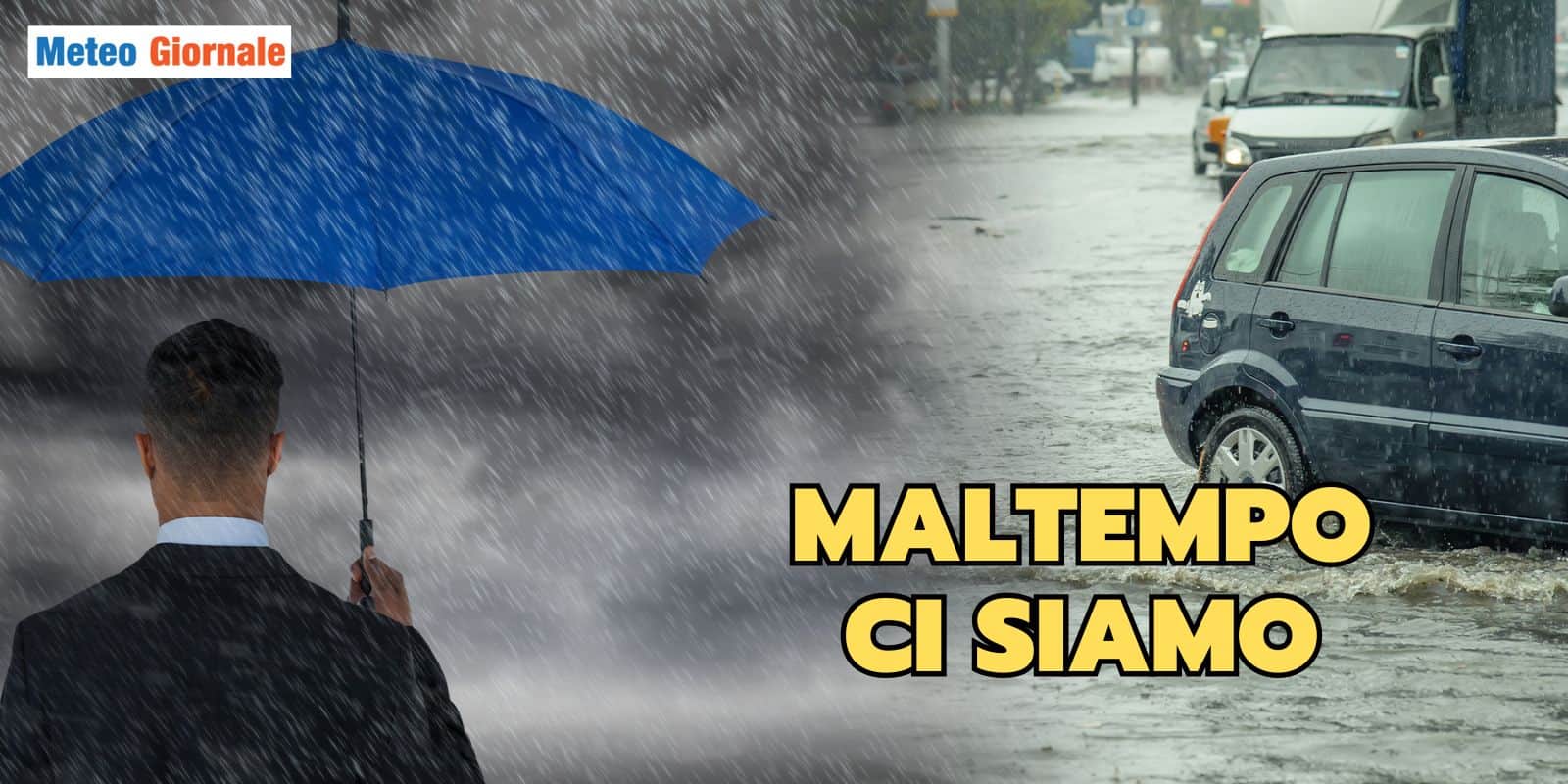 Maltempo, si parte! Inizia un periodo dal Meteo burrascoso. Le aree colpite