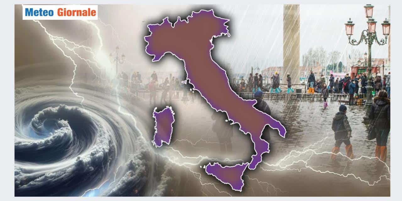 Meteo: ciclone in arrivo, rischio nubifragi ecco dove