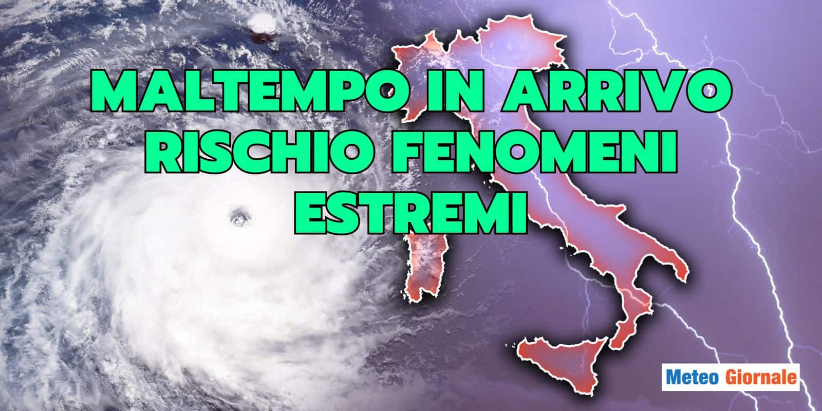Meteo Italia: l’anticiclone inizia a cedere, da metà settimana rischio maltempo estremo