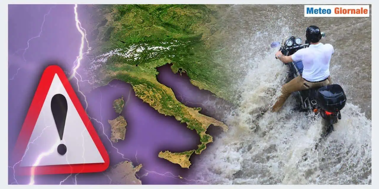 Il maltempo tornerร protagonista
