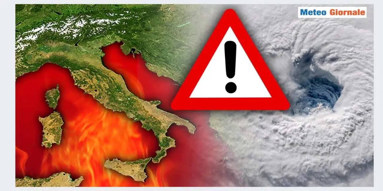 I mari caldi possono contribuire ad esaltare il maltempo