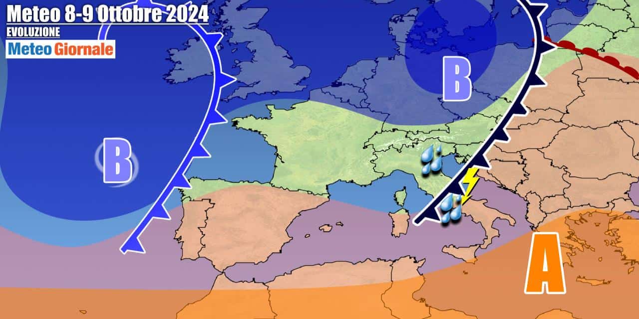 Meteo Italia: forte perturbazione ad inizio settimana, prima di una serie