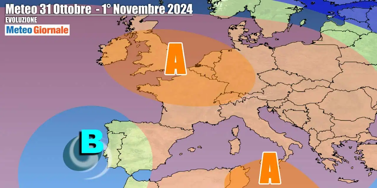 Forte anticiclone anche a inizio Novembre