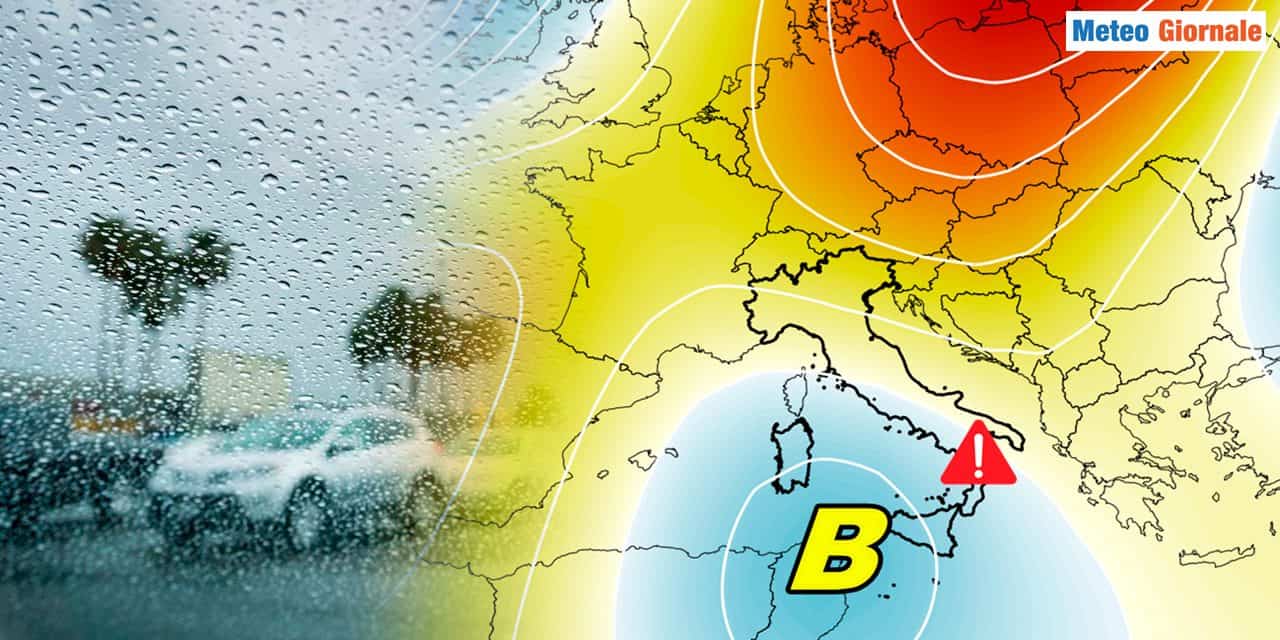 Meteo: confermato rischio alluvionale per le regioni ioniche, focus e previsioni