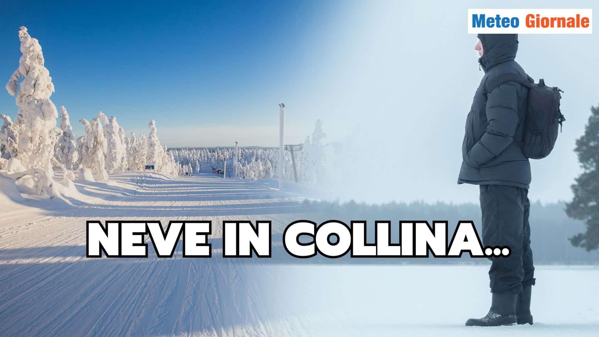 METEO: fiocchi in collina in arrivo a novembre?