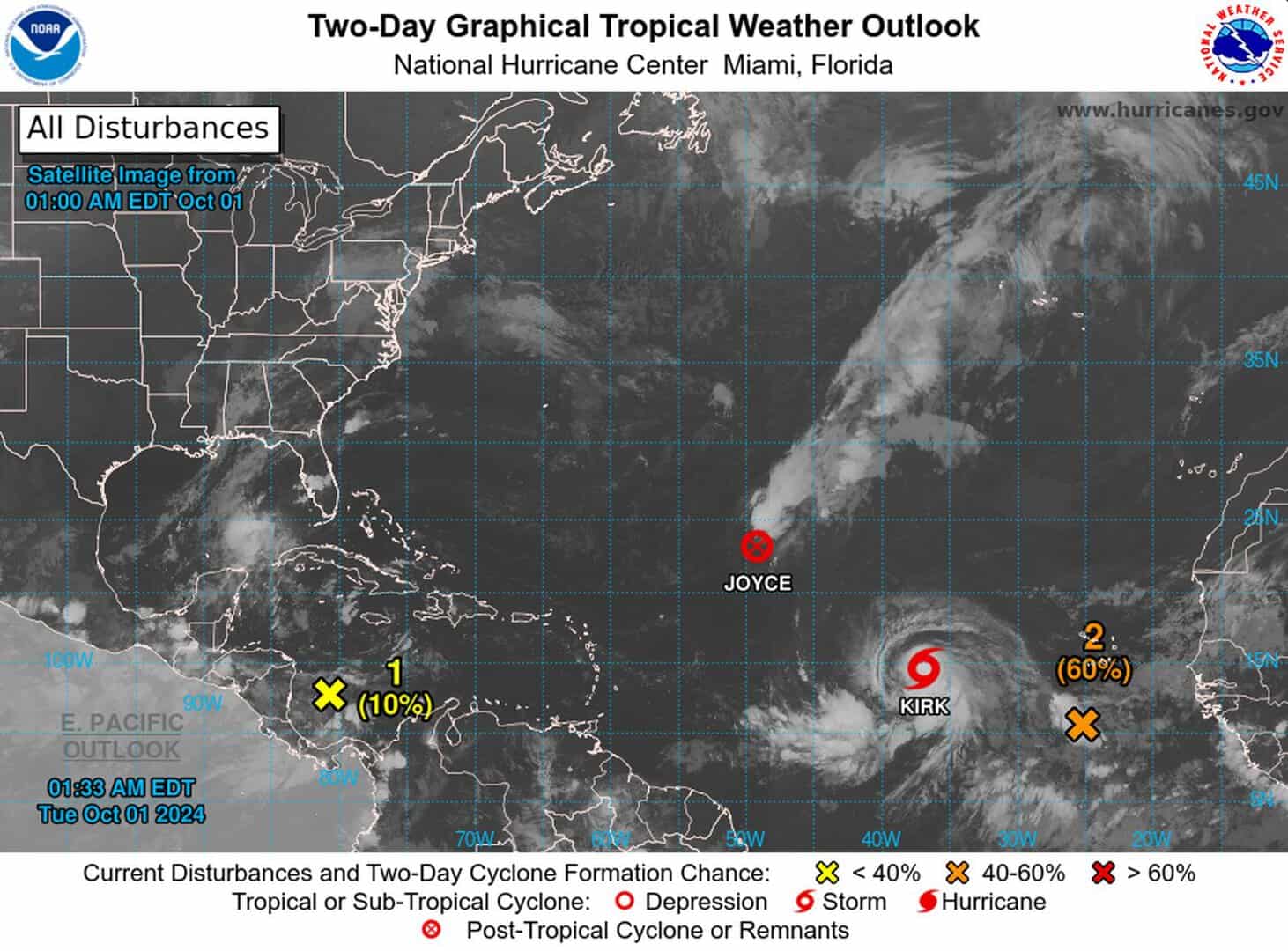 L’Atlantico tropicale sotto attenta osservazione: dopo il distruttivo Helene, altri potenziali uragani in arrivo