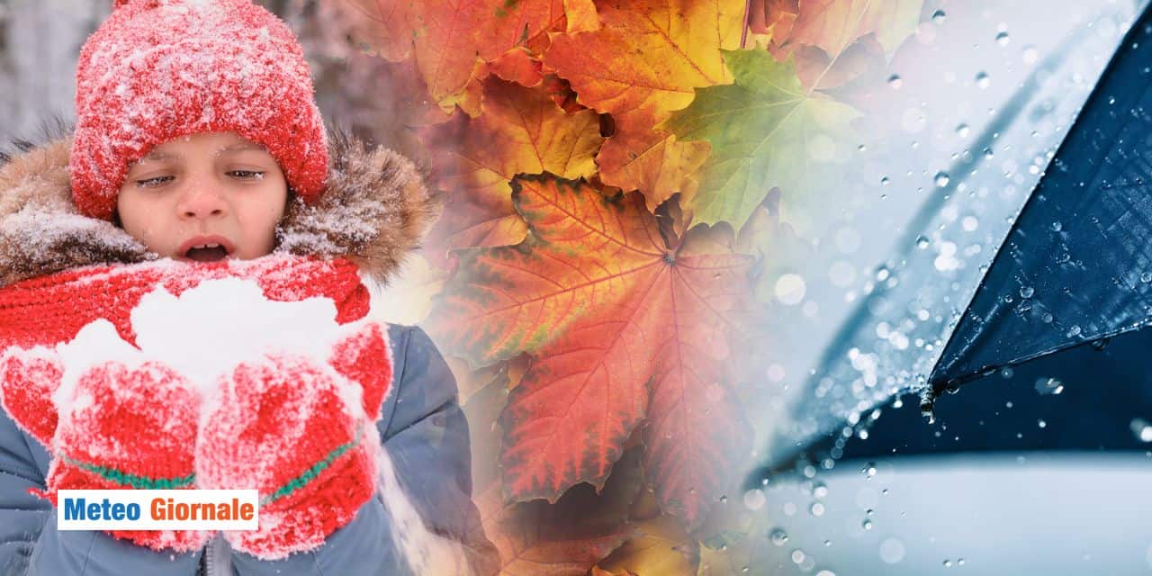 Meteo: crolla tutto a Novembre, si passa a freddo e neve!