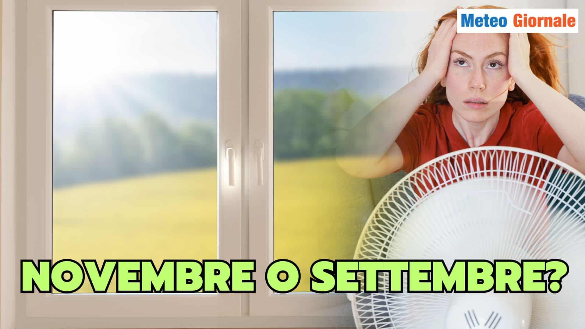 METEO a 15 giorni dominato dal caldo anomalo africano. Molte nebbie