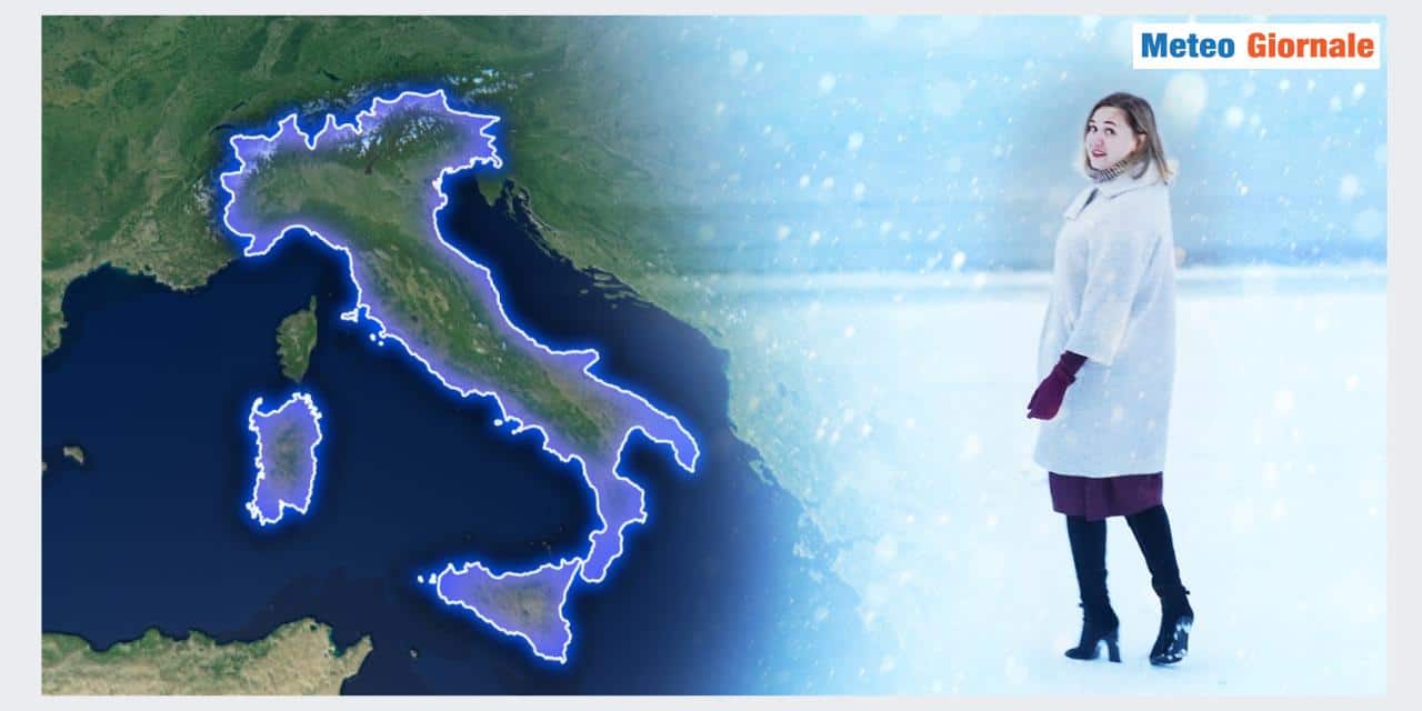 La neve inizia ad essere più probabile col passare delle settimane autunnali