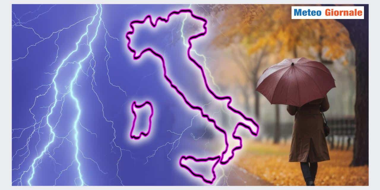 Forti temporali in arrivo