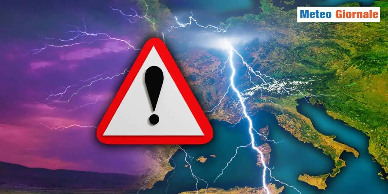 Nuovi temporali e nubifragi anche nel weekend