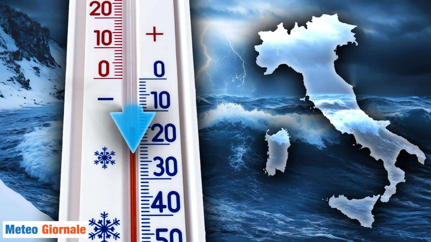 Temperature Italia: deciso calo termico. Perderemo fino a 10°C!