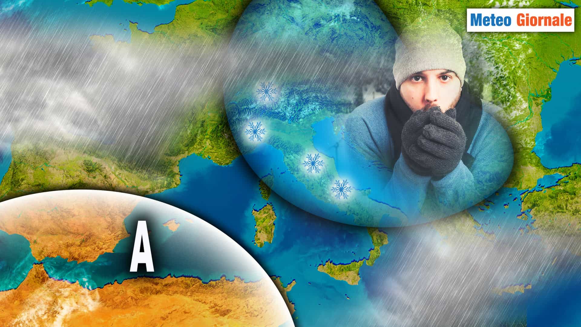 Meteo: Perturbazione imminente, Piogge diffuse e Nevicate abbondanti